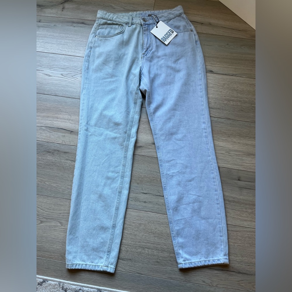Ragged mom Jeans. The Priest 2 toned jeans brand new with tags